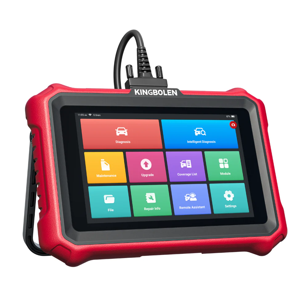 KINGBOLEN K8 Elite OBD2 Scanner Wired Version, Lifetime Free Updates, 8" Diagnostic Tool, ECU Coding, Bi-Directional Control, 34+ Reset Functions, CANFD & DOIP Supported, FCA AutoAuth - Image 12