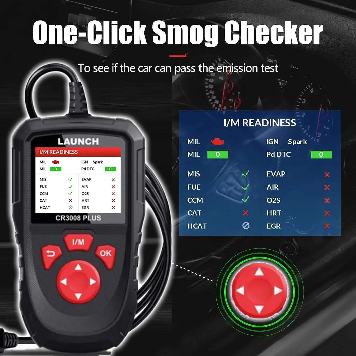 LAUNCH® Creader 3008 PLUS OBD2 Scanner Car Code Reader - Image 3