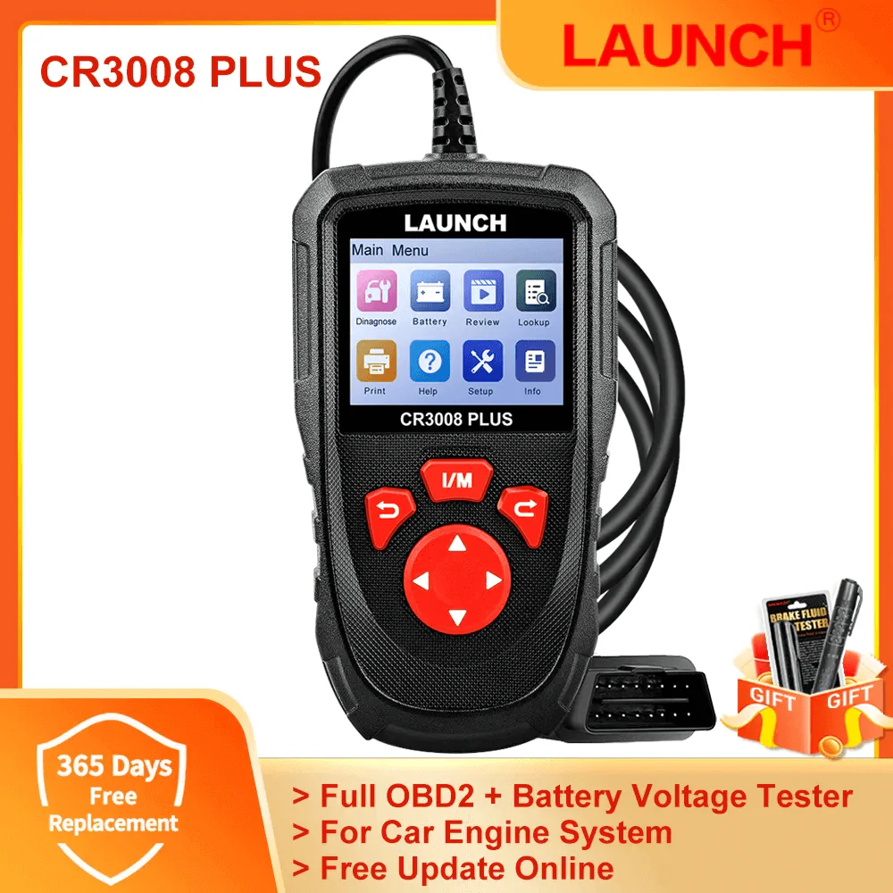 LAUNCH® Creader 3008 PLUS OBD2 Scanner Car Code Reader - Image 4