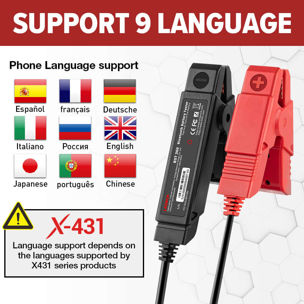LAUNCH® BST360 6V and 12V Bluetooth Battery Tester - Image 5