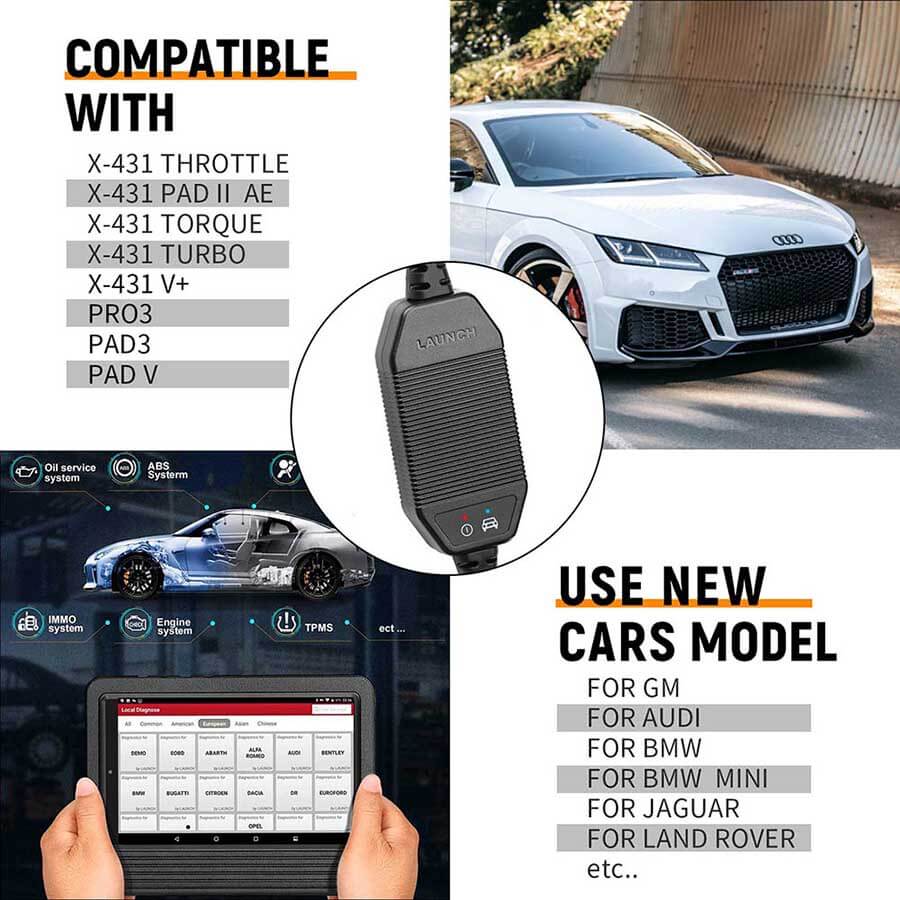 LAUNCH® CAN-FD Adapter for LAUNCH X431 OBD2 Scanner - Image 3