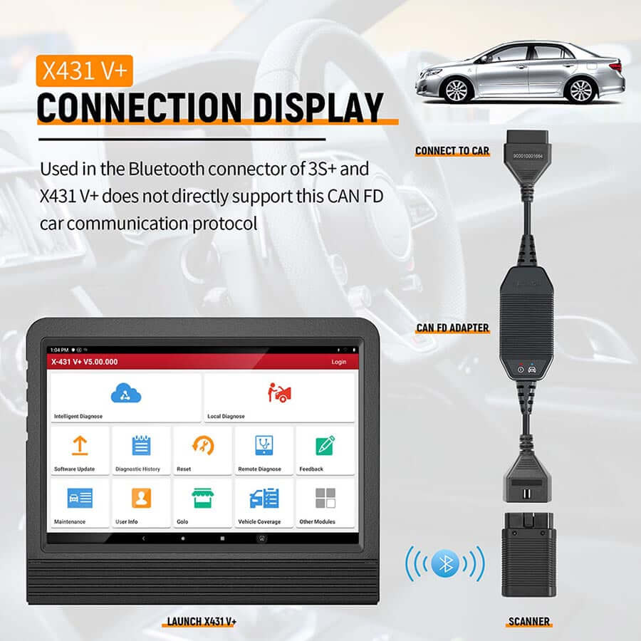 LAUNCH® CAN-FD Adapter for LAUNCH X431 OBD2 Scanner - Image 4