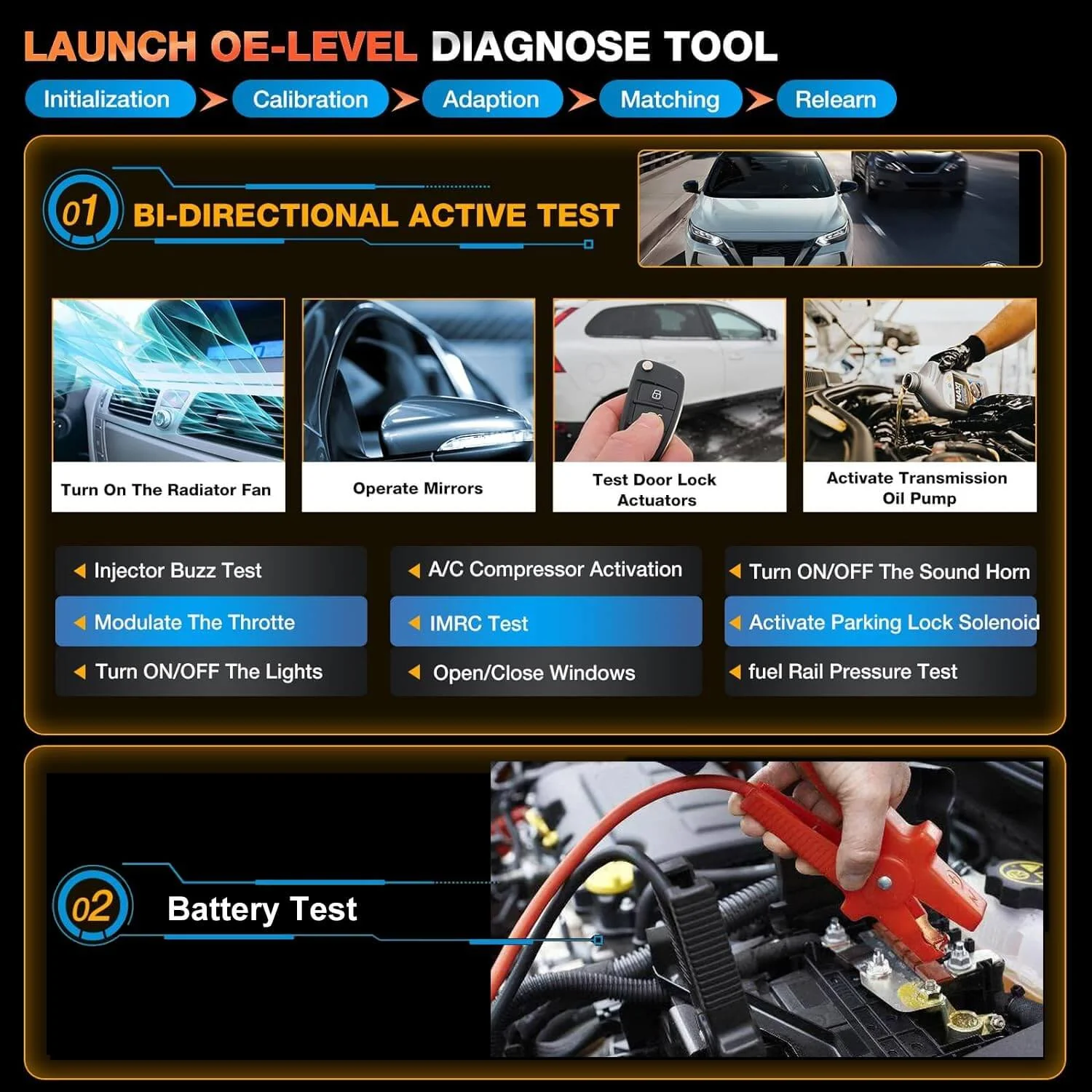 LAUNCH X431 Creader Elite For GM Professional Code Reader Bi directional Diagnostic Tool (Support Buick, Chevrolet, China Chevrolet, Cadillac, SGM, GMC) - Image 5