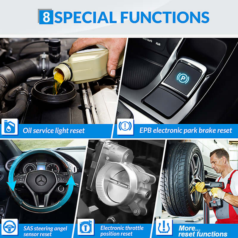 LAUNCH® CRP129E OBD2 Scanner – Engine/ABS/SRS/Transmission Diagnostics with 8 Reset Functions - Image 3