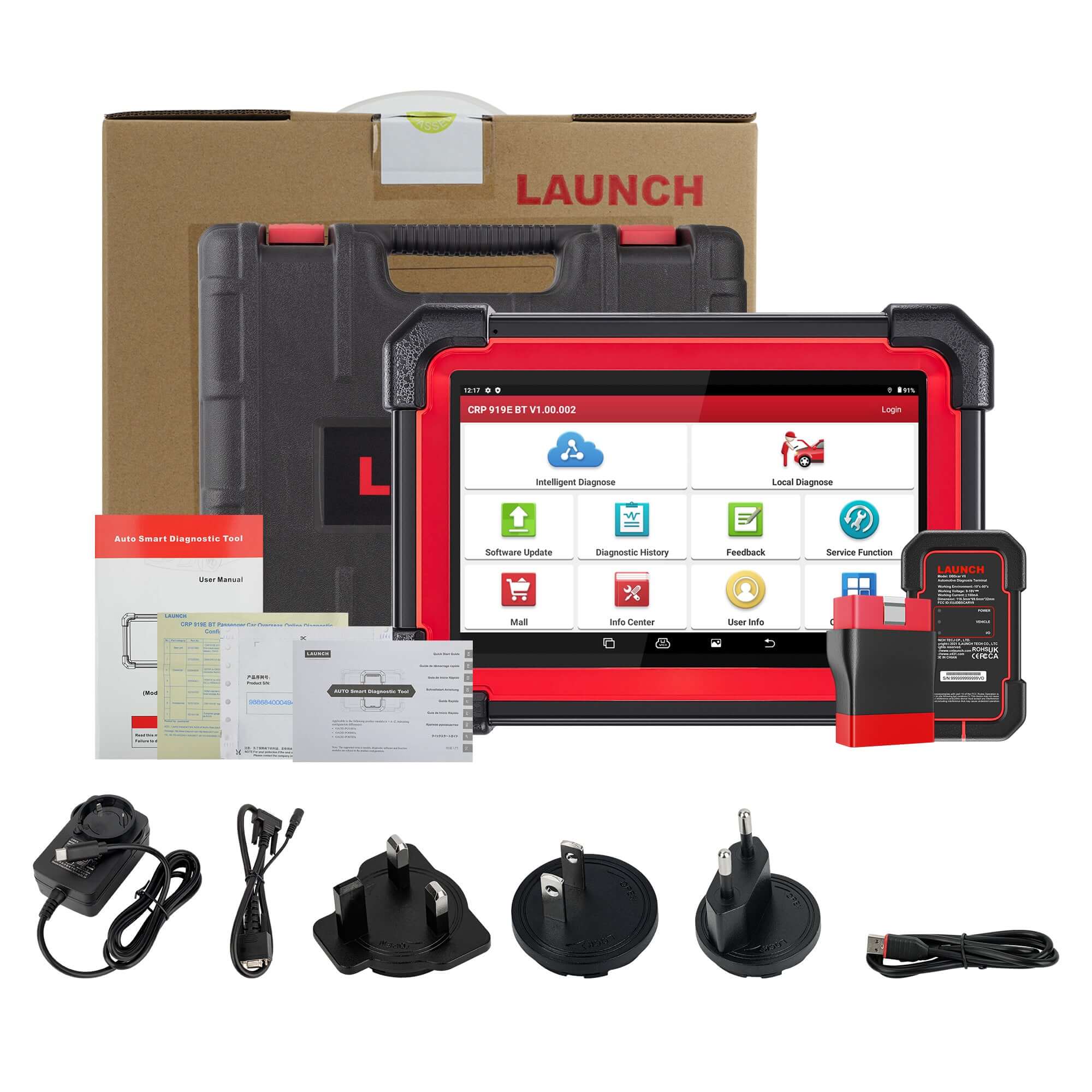 LAUNCH® X431 CRP919EBT Wireless CAN-FD OBD2 Sanner with Bi-directional ECU Coding Functions - Image 11