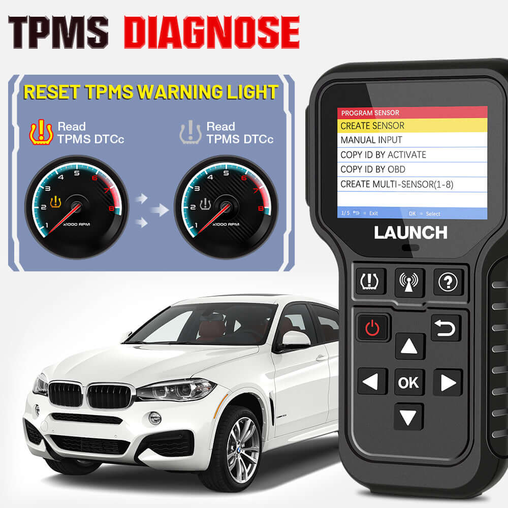 LAUNCH® CRT5011E TPMS Sensor Relearn and Program Tool - Image 5
