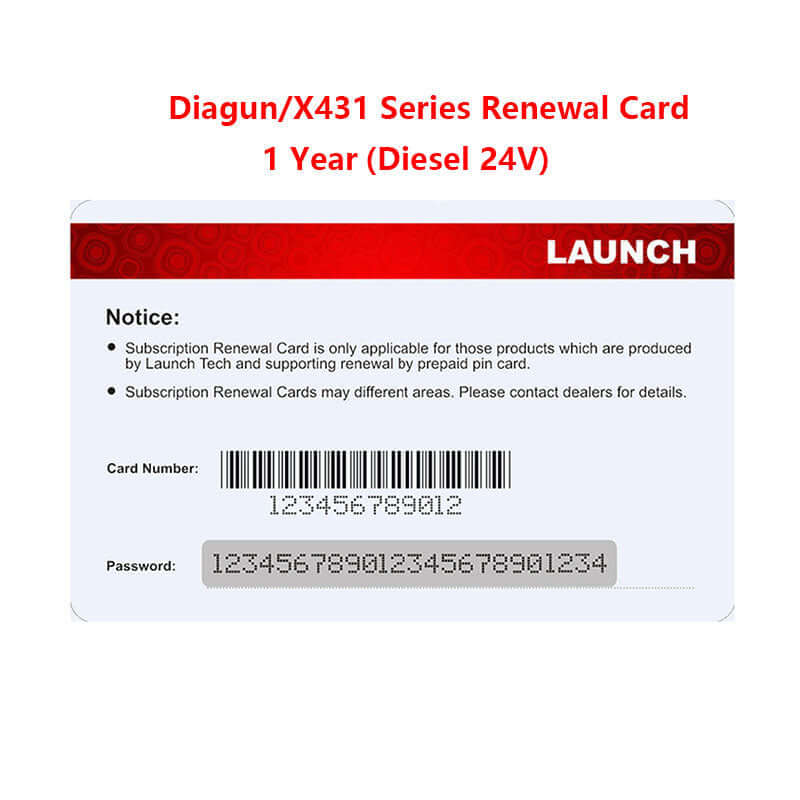 LAUNCH® Renewal Card for X431 Update and Subscription - Image 3