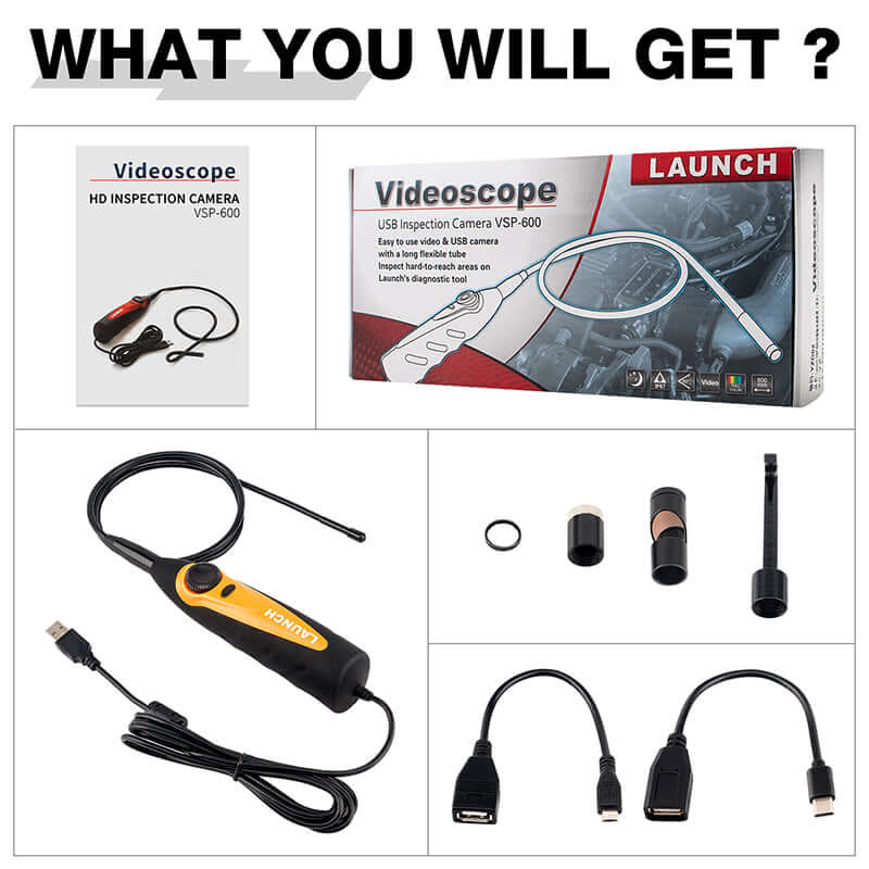 LAUNCH® VSP-600 HD Video Borescope - Image 8