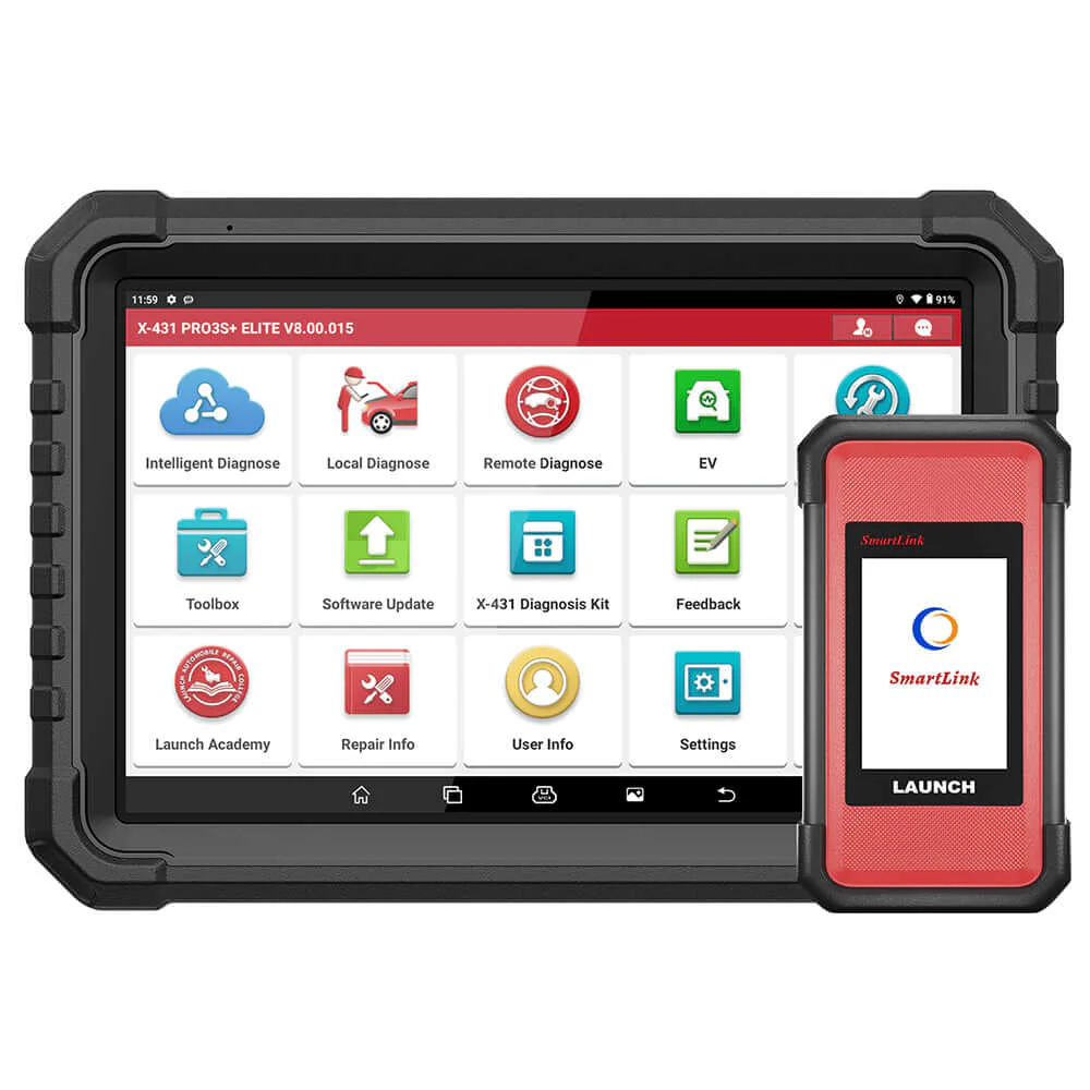 LAUNCH X431 PRO3S+ Elite SmartlinkC 2.0 Car & HD Truck Bi-Directional and ECU Coding Diagnostic Scan Tool with J2534 Coding,Topology Map - Image 15