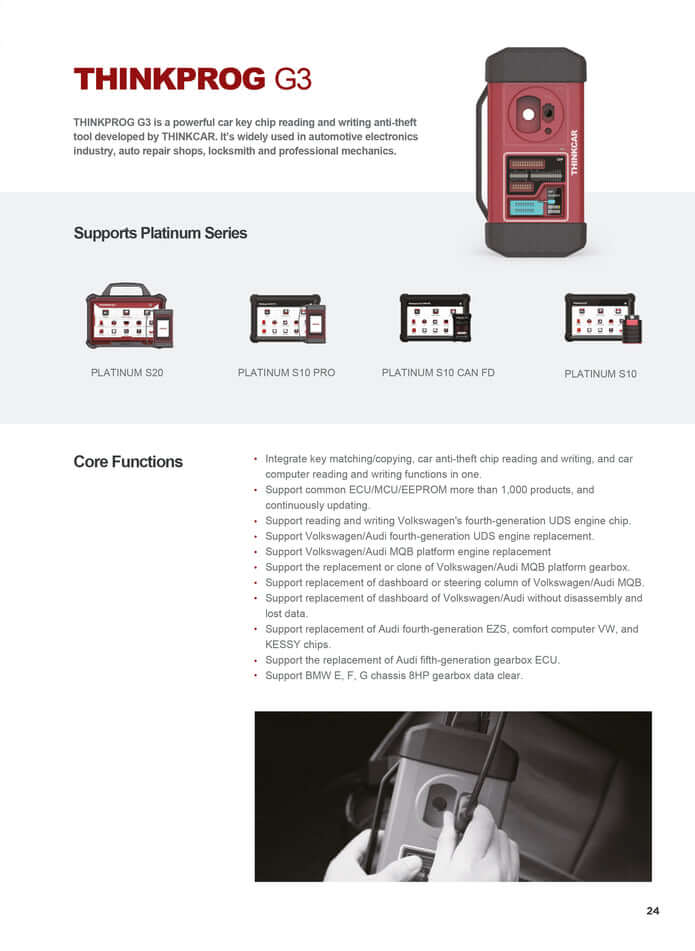THINKCAR® PROG 3 - Professional Immobilizer, Key Programmer and Automotive Diagnostic Equipment - Image 3