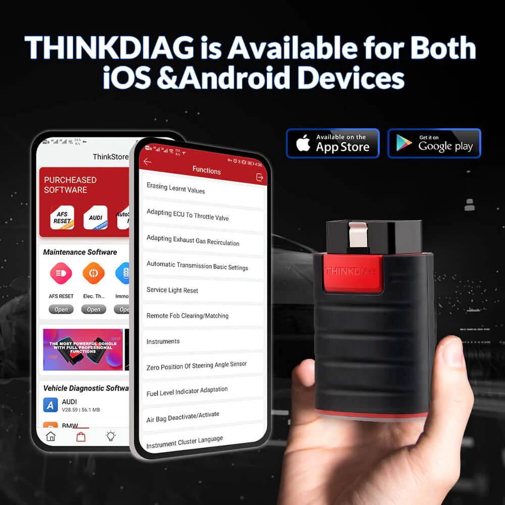 THINKCAR® ThinkDiag Bidirectional Bluetooth OBD2 Scanner - Image 4