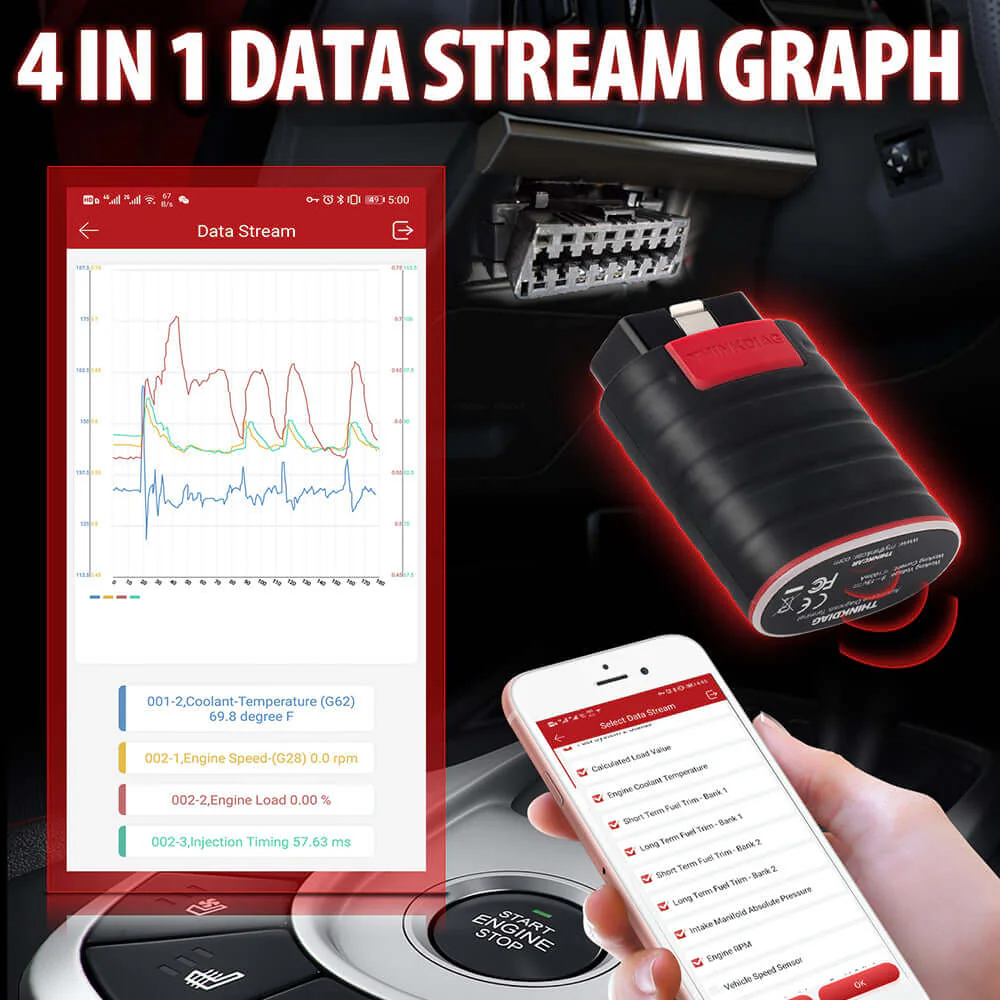 THINKCAR® ThinkDiag Bidirectional Bluetooth OBD2 Scanner - Image 5